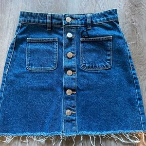 Zara denim skirt